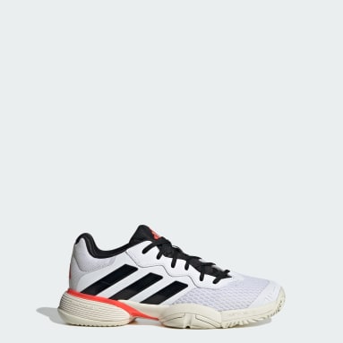 AdidasYouth Tennis White Barricade Tennis Shoes Kids