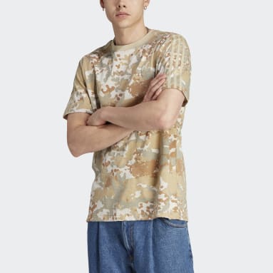 Men's Originals Beige Graphics Camo Tee