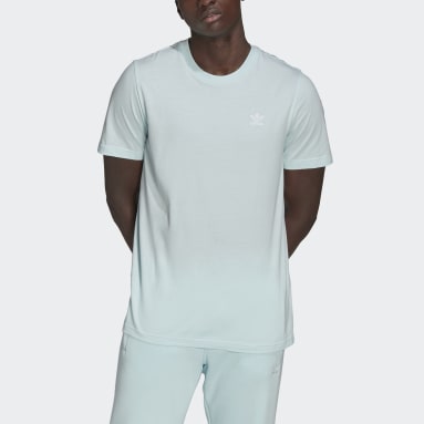 Muži Originals modrá Tričko LOUNGEWEAR Adicolor Essentials Trefoil