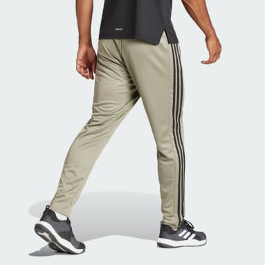 Muži Cvičení A Trénink zelená Tréninkové kalhoty Train Essentials 3-Stripes