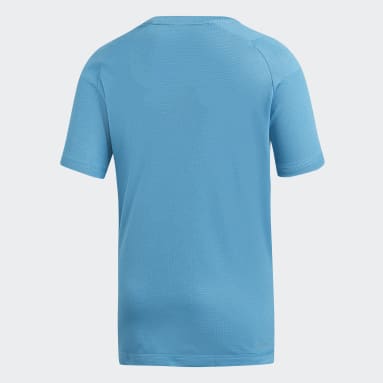 Boys Training Turquoise Climachill Tee