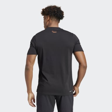Muži Tenis čierna Tričko AEROREADY Tennis Roland Garros Graphic