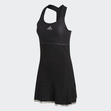 Frauen Tennis GLAM ON TENNIS Y-Kleid Schwarz