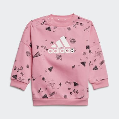 Brand Love Crew Sweatshirt Set Kids