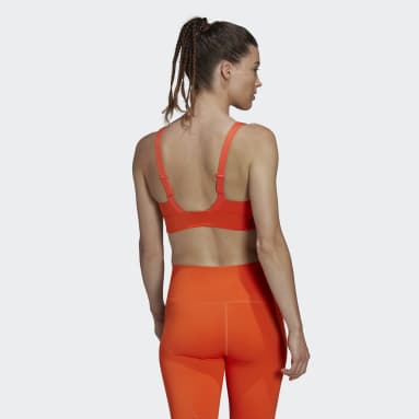 Ženy Tréning A Fitnes oranžová Športová podprsenka Powerimpact Luxe Training Medium-Support HIIT