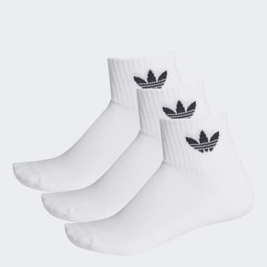 PACK DE 3 PAIRES DE CHAUSSETTES ADIDAS FEMME GLAM CREW 3 STRIPES MI-HAUTES  - ACCESSOIRES JOUEURS - ACCESSOIRES - SQUASH