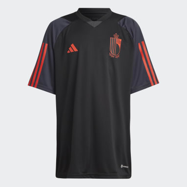 Kids Football Black Belgium Tiro 23 Training Jersey