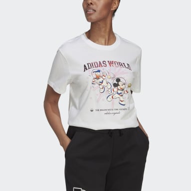 Frauen Originals Disney Graphic T-Shirt Weiß