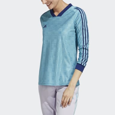 Maillot à manches longues Tiro Bleu Femmes Sportswear