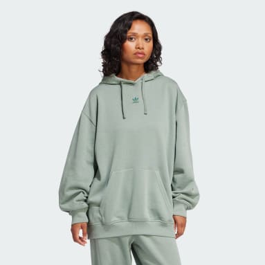 Sweat-shirt à capuche molleton oversize Essentials