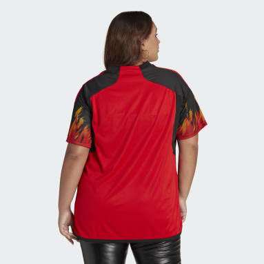 Camiseta primera equipación Bélgica 22 Rojo Mujer Fútbol