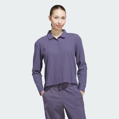 Beyond The Course Long Sleeve Loose Polo Shirt