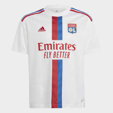 Camiseta primera equipación Olympique de Lyon 22/23 Blanco Niño Fútbol