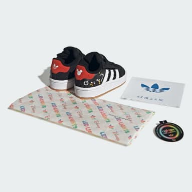 Zapatillas adidas Disney Mickey Mouse Campus 00s con Luces LED Cierre Cómodo y Cordones Elásticos para Niños