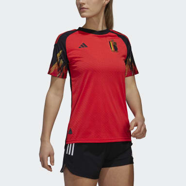 Frauen Fußball Belgien 22 Heimtrikot Authentic Rot