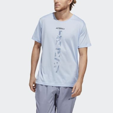Polo de Trail Running Terrex Agravic Azul Hombre TERREX