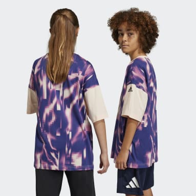 Camiseta ARKD3 Allover Print Rosa Niño Sportswear