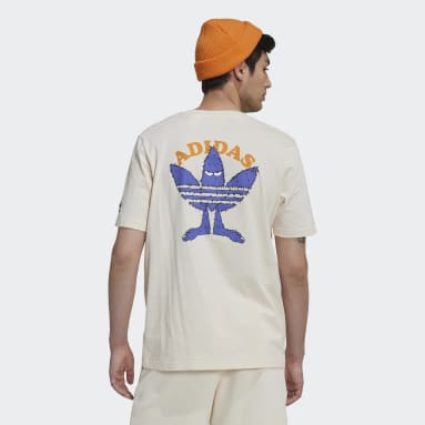Männer Originals Graphic Fun T-Shirt Beige
