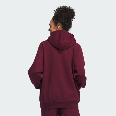Women's Burgundy Hoodies & Sweatshirts | adidas US