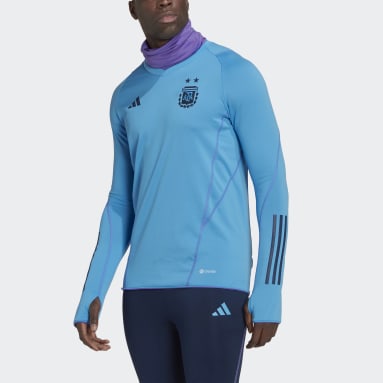 Top Argentina Tiro 23 Pro Abrigador Azul Hombre Fútbol