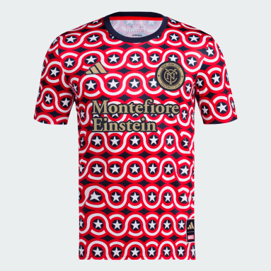 Adidas New York City FC Marvel MLS Americana Pre-Match Jersey