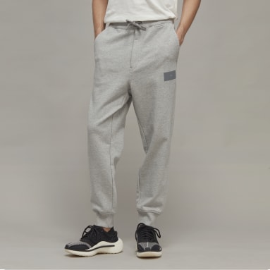 Y-3 Organic Cotton Terry Cuffed Bukse Grå
