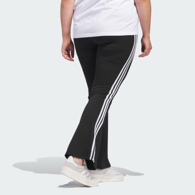 Flared Leggings (store størrelser) Svart