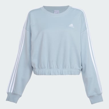 Moletinho Cropped Essentials 3-Stripes