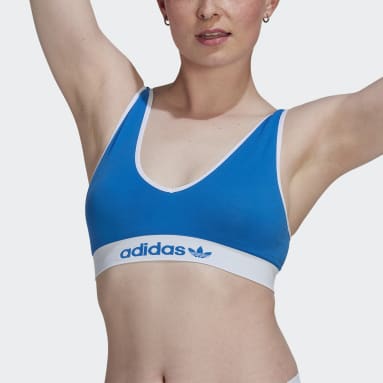 adidas, Intimates & Sleepwear, Adidas Size Small Navy And Light Blue Sports  Bra Z