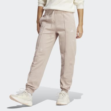 Women Sportswear Brown Joggers with Healing Crystals Inspired Graphics