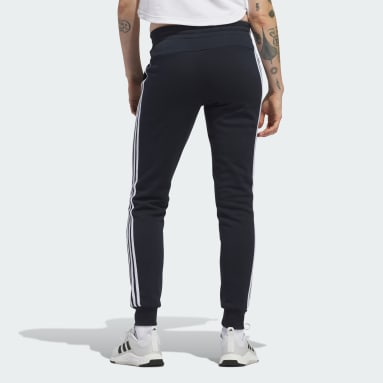 Pantalón Essentials 3 Tiras Felpa Azul Mujer Sportswear