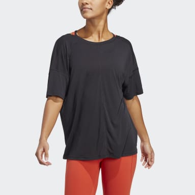 Playera Yoga Studio Oversized Negro Mujer Studio