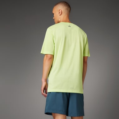 Men Training Green HIIT Graphic Slogan Training Tee