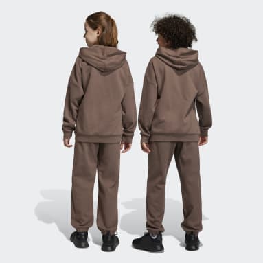 Youth 8-16 Years Sportswear Brown Future Icons Logo Pants