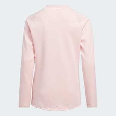 【ゴルフ】GIRLS スリーストライプス クルーネック 長袖シャツ