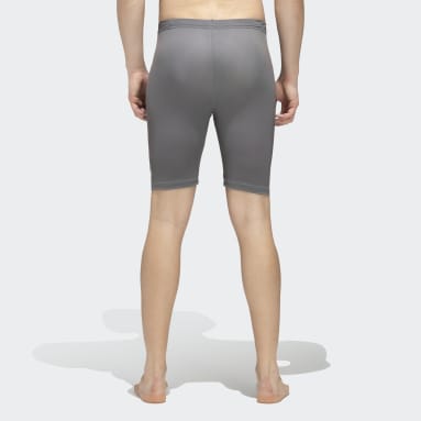 Men Swim Grey BADGE OF SPORTS FIT JAMMER