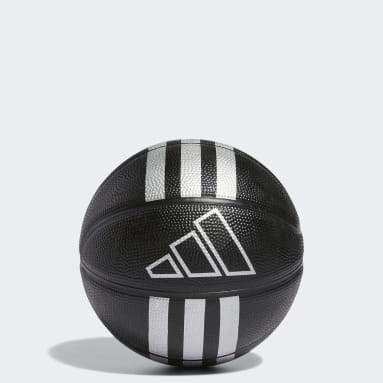 Minibalón de baloncesto Rubber 3 bandas Negro Baloncesto