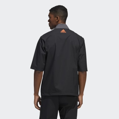 Männer Golf Provisional Short Sleeve Oberteil Schwarz