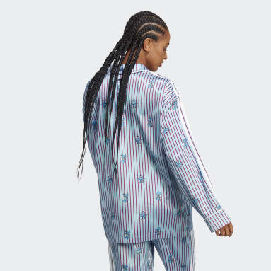 Haut Satin Xmas Bleu Femmes Originals