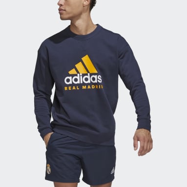 Sweatshirt ADN do Real Madrid Azul Homem Futebol
