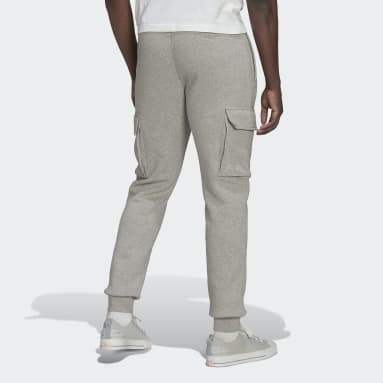 Men Originals Grey Adicolor Essentials Trefoil Cargo Pants