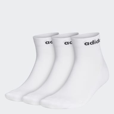 Sportswear Half-Cushioned Ankle Socken, 3 Paar Weiß