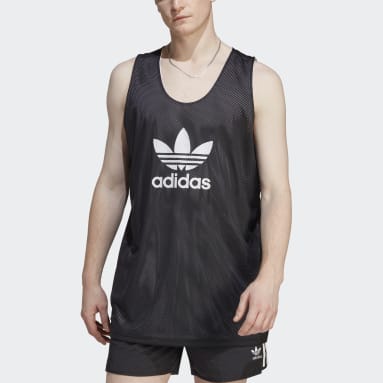 Camisa Basquete Adicolor Classics Trefoil Preto Homem Originals
