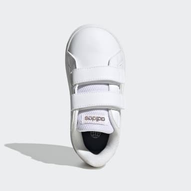 adidas Grand Court 2.0 - Blanco - Zapatillas Velcro Niña, Sprinter