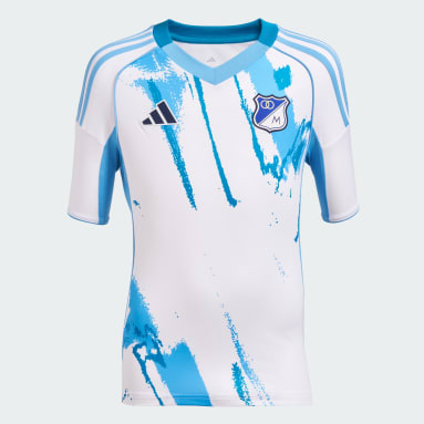 Camiseta Visitante Millonarios FC 2025 Niño