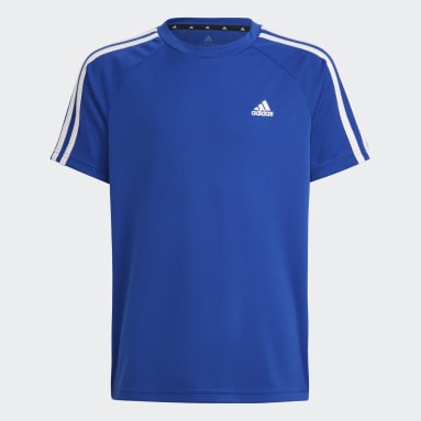 Camiseta adidas Sereno AEROREADY Azul Niño Sportswear