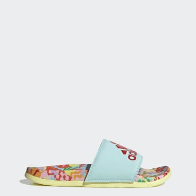 Chanclas Adilette Comfort Azul Mujer Sportswear