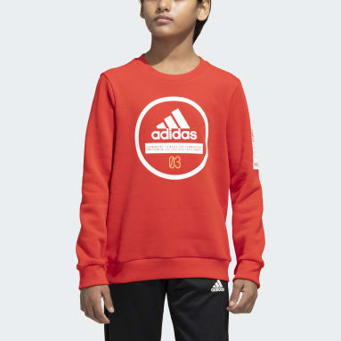Girls Training Red 03 CREWNECK SWEATSHIRT