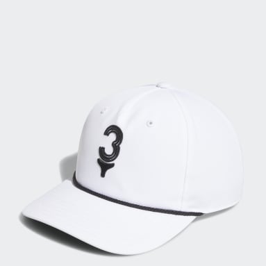 남성 Golf White 티타임 5 패널 햇