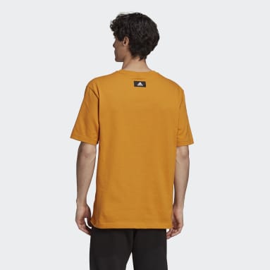 Camiseta adidas Sportswear Future Icons Logo Estampado Naranja Hombre Sportswear